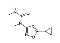 1-(5-cyclopropyl-1,2-oxazol-3-yl)-1,3,3-trimethylurea结构式