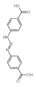 4-[2-(4-carboxyphenyl)iminohydrazinyl]benzoic acid结构式