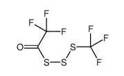 S-(trifluoromethyldisulfanyl) 2,2,2-trifluoroethanethioate Structure