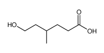 6-hydroxy-4-methylhexanoic acid Structure