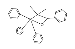 3,3-dimethyl-2,2,2,4-tetraphenyl-2λ5-[1,2]oxaphosphetane结构式
