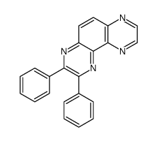 2,3-diphenylpyrazino[2,3-f]quinoxaline Structure