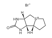 2-oxo-(3ar,8ac,8bc)-decahydro-thieno[1',2':1,2]thieno[3,4-d]imidazolium, bromide Structure