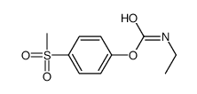 (4-methylsulfonylphenyl) N-ethylcarbamate Structure