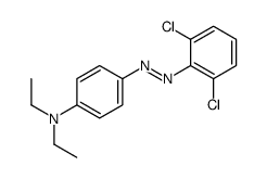 4-[(2,6-dichlorophenyl)diazenyl]-N,N-diethylaniline结构式