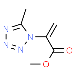 1H-Tetrazole-1-aceticacid,5-methyl-alpha-methylene-,methylester(9CI) Structure