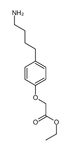 ethyl 2-[4-(4-aminobutyl)phenoxy]acetate结构式