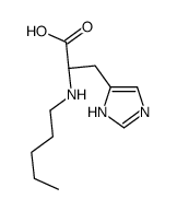 (2S)-3-(1H-imidazol-5-yl)-2-(pentylamino)propanoic acid结构式