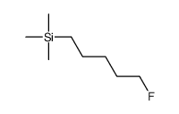 5-fluoropentyl(trimethyl)silane结构式