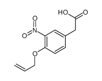 2-(3-nitro-4-prop-2-enoxyphenyl)acetic acid Structure