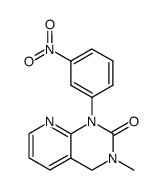 3-methyl-1-(3-nitro-phenyl)-3,4-dihydro-1H-pyrido[2,3-d]pyrimidin-2-one Structure