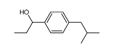 1-(4-isobutylphenyl)propan-1-ol structure