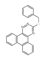 benzyl phenanthro[9,10-e][1,2,4]triazin-3-yl sulfide Structure