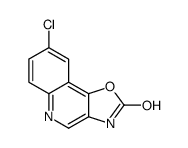 8-chloro-3H-[1,3]oxazolo[4,5-c]quinolin-2-one结构式