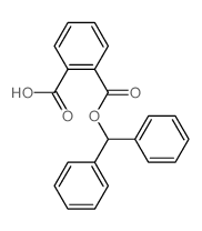 2-benzhydryloxycarbonylbenzoic acid Structure