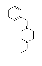 1-benzyl-4-propylpiperazine Structure