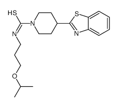 1-Piperidinecarbothioamide,4-(2-benzothiazolyl)-N-[3-(1-methylethoxy)propyl]-(9CI) picture