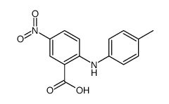 2-(4-methylanilino)-5-nitrobenzoic acid Structure
