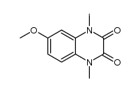 1,4-dimethyl-2,3-dioxo-6-methoxy-1,2,3,4-tetrahydroquinoxaline Structure