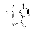 4-carbamoyl-1H-imidazole-5-sulfonyl chloride结构式