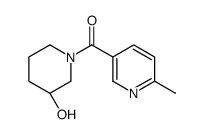 [(3R)-3-hydroxypiperidin-1-yl]-(6-methylpyridin-3-yl)methanone结构式