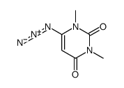 6-azido-1,3-dimethylpyrimidine-2,4-dione Structure