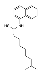 1-(6-methylhept-5-enyl)-3-naphthalen-1-ylthiourea Structure