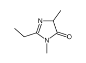 2-ethyl-1,4-dimethyl-4H-imidazol-5-one Structure