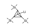 tris(trimethylsilyl)tetrahedranyllithium结构式