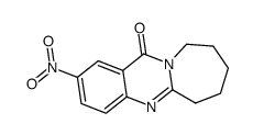 2-nitro-6,7,8,9,10,12-hexahydroazepino[2,1-b]quinazolin-12-one Structure