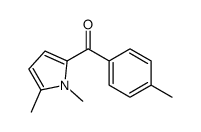 (1,5-dimethylpyrrol-2-yl)-(4-methylphenyl)methanone Structure