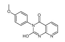 3-(4-methoxyphenyl)-1H-pyrido[2,3-d]pyrimidine-2,4-dione结构式