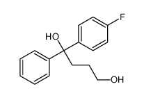1-(4-fluorophenyl)-1-phenylbutane-1,4-diol结构式