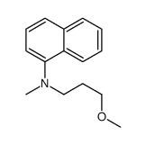 N-(3-methoxypropyl)-N-methylnaphthalen-1-amine结构式