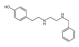 4-[2-[2-(benzylamino)ethylamino]ethyl]phenol Structure