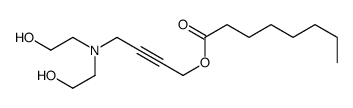 4-[bis(2-hydroxyethyl)amino]but-2-ynyl octanoate结构式