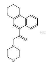 2-morpholin-4-yl-1-(1,2,3,4-tetrahydrophenanthren-9-yl)ethanone Structure