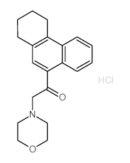 2-morpholin-4-yl-1-(1,2,3,4-tetrahydrophenanthren-9-yl)ethanone structure