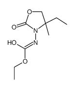 Carbamic acid, (4-ethyl-4-methyl-2-oxo-3-oxazolidinyl)-, ethyl ester, (-)- (9CI) Structure