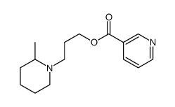 3-(2-Methylpiperidino)propyl=nicotinate结构式