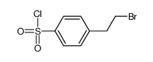 4-(2-bromoethyl)benzenesulfonyl chloride Structure