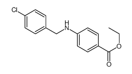 ethyl 4-[(4-chlorophenyl)methylamino]benzoate Structure