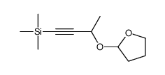 trimethyl-[3-(oxolan-2-yloxy)but-1-ynyl]silane结构式