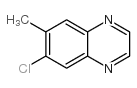 6-Chloro-7-methylquinoxaline structure