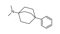 N,N-dimethyl-1-phenylbicyclo[2.2.2]octan-4-amine结构式