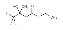 ETHYL 3-HYDROXY-3-METHYL-4,4,4-TRIFLUOROBUTYRATE structure