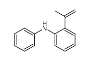 N-phenyl-2-prop-1-en-2-ylaniline结构式