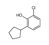 2-chloro-6-cyclopentylphenol结构式