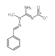 [[amino-[(benzylideneamino)-methyl-amino]methylidene]amino]-hydroxy-oxo-azanium Structure