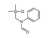 N-[[chloro(dimethyl)silyl]methyl]-N-phenylformamide Structure